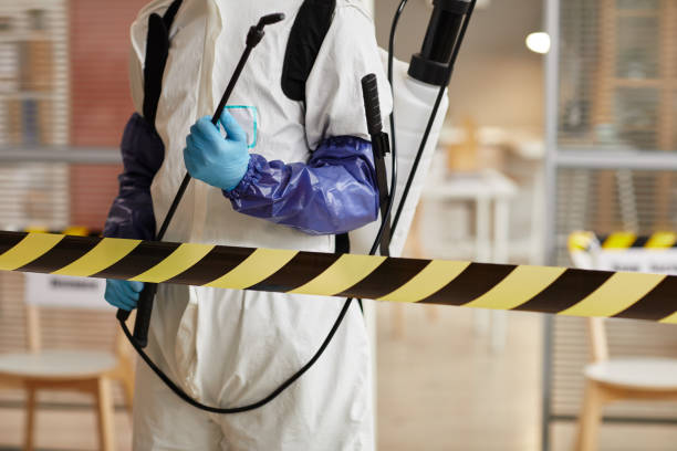Professional Infectious Disease Decontamination technician working in Keasbey, NJ